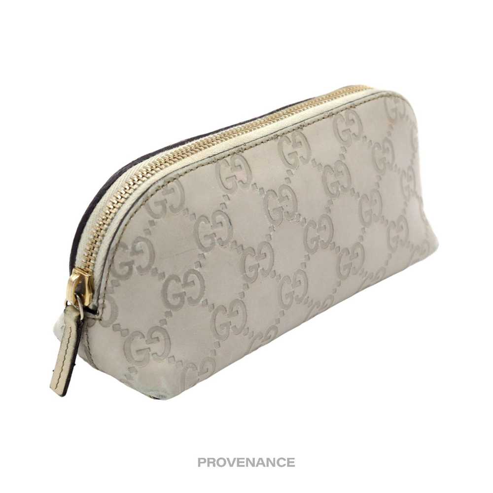 Gucci 🔴 Gucci Cosmetic Pouch - Chalk GG Guccissi… - image 5