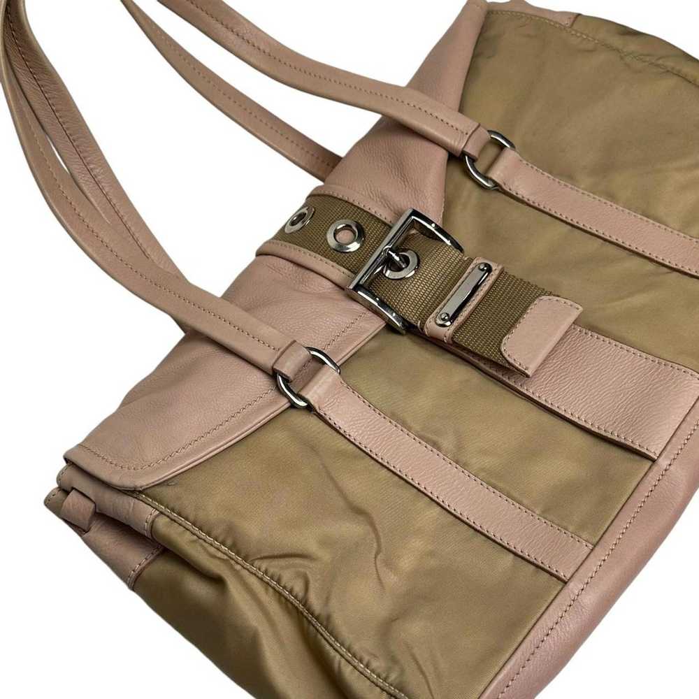 Prada Women's Pink and Tan Bag - image 2