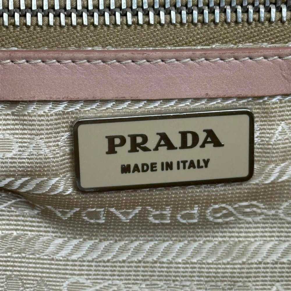 Prada Women's Pink and Tan Bag - image 5