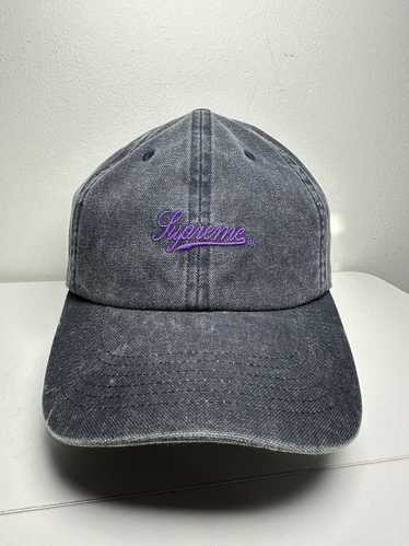 Supreme Supreme Washed Twill 6-Panel Cap Hat