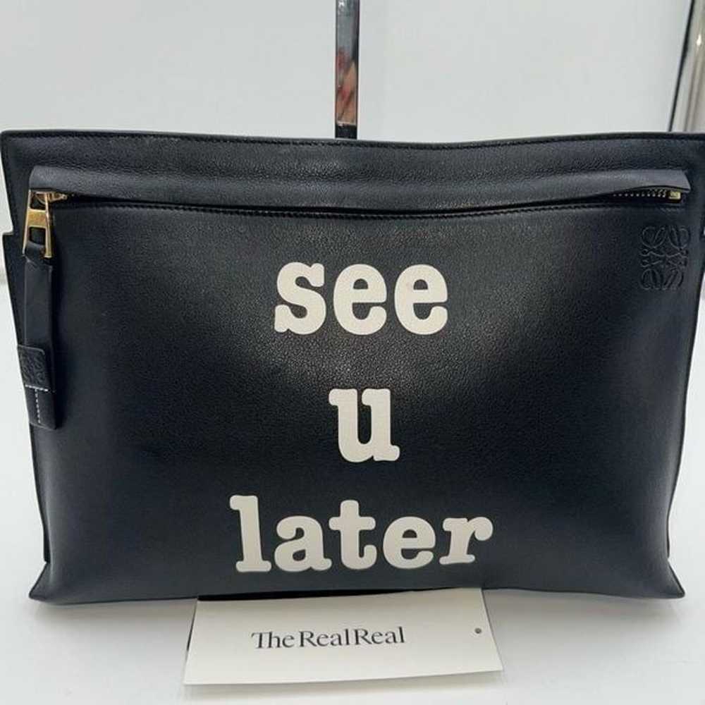 Loewe Rare See You Later” Clutch/Beltbag Or Wrist… - image 5