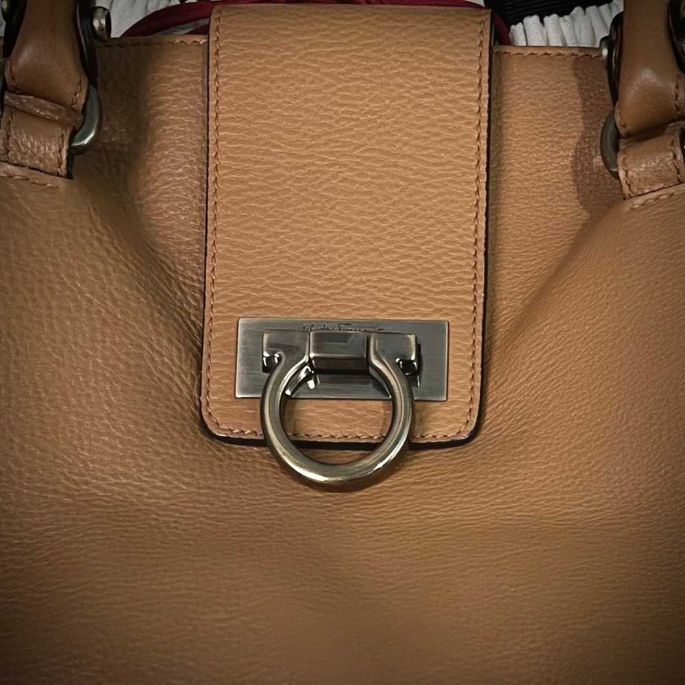 Salvatore Ferragamo”Sofia”GanciniBag/Pre❤️/CamelL… - image 5