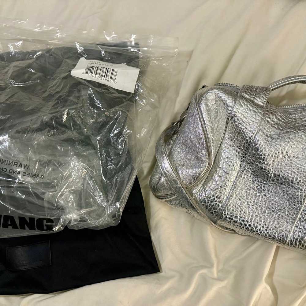 Authentic Alexander Wang Silver Rocco Studded Bag - image 6