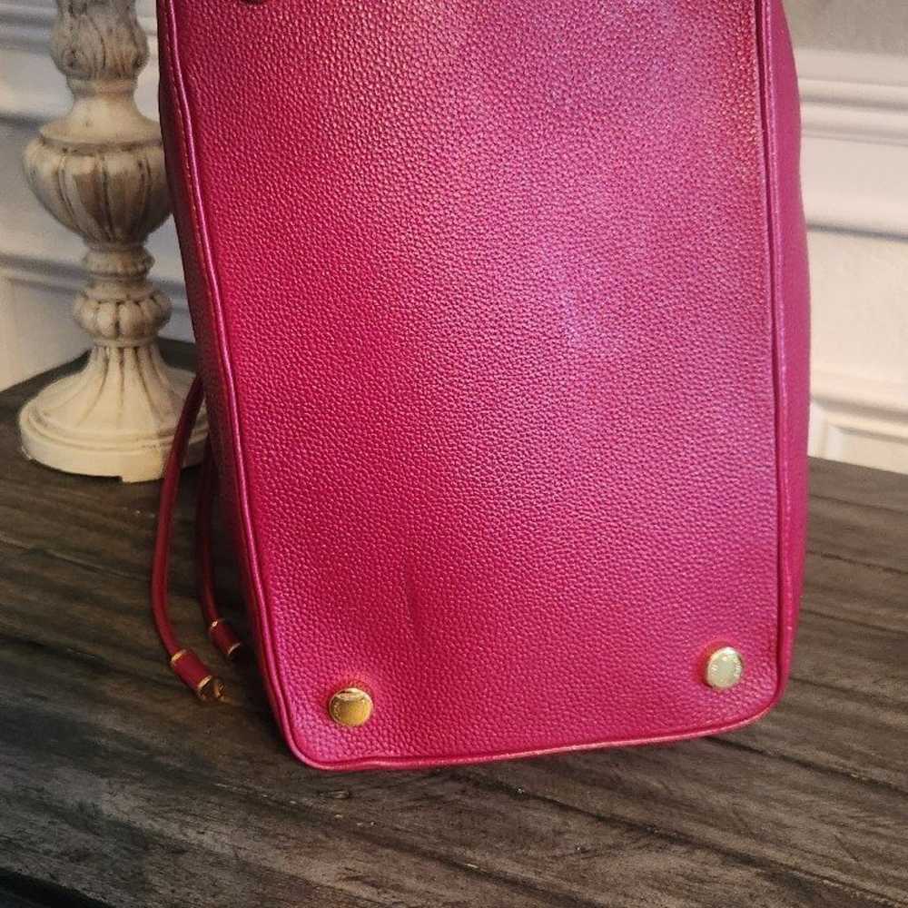 Louis Vuitton Noe` cranberry/fuchsia Taurillon 
S… - image 6