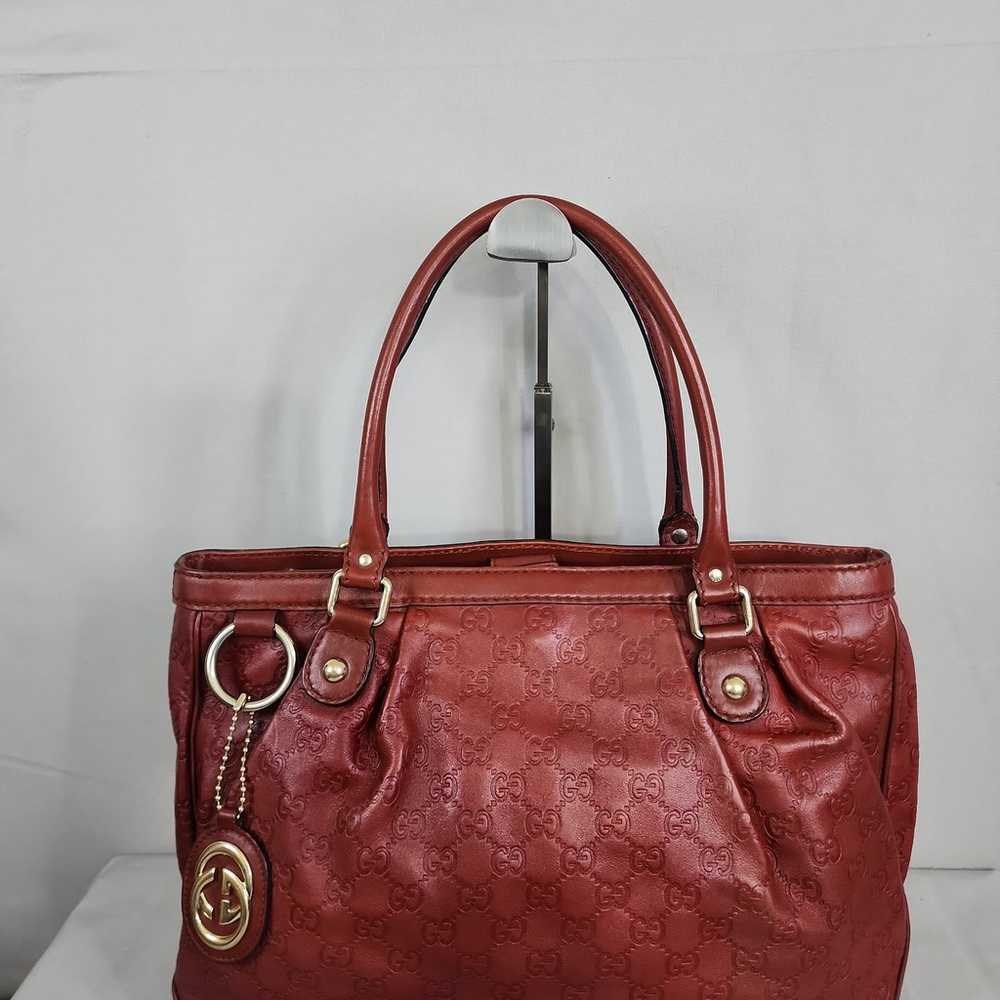 GUCCI Guccissima Sukey Tote Bag - image 2