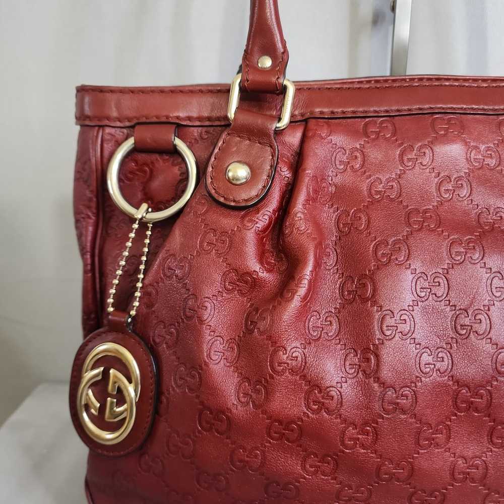 GUCCI Guccissima Sukey Tote Bag - image 5