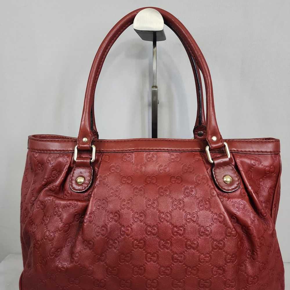 GUCCI Guccissima Sukey Tote Bag - image 7