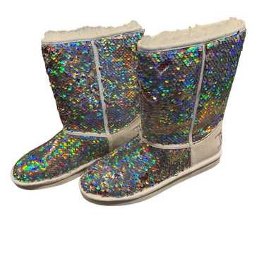 Juicy Couture Sequin Boots - Size 7