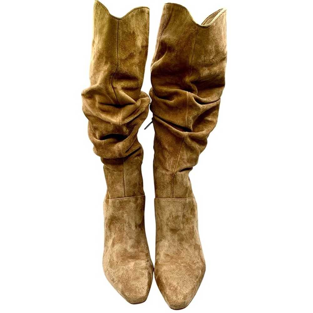 Vince Camuto Armando Slouchy Knee-High Tan Suede … - image 3