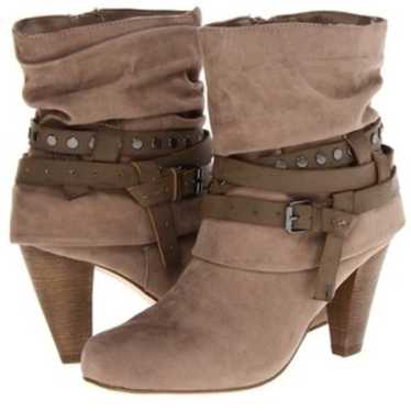 Steve Madden Girl Polyy tan strappy boot