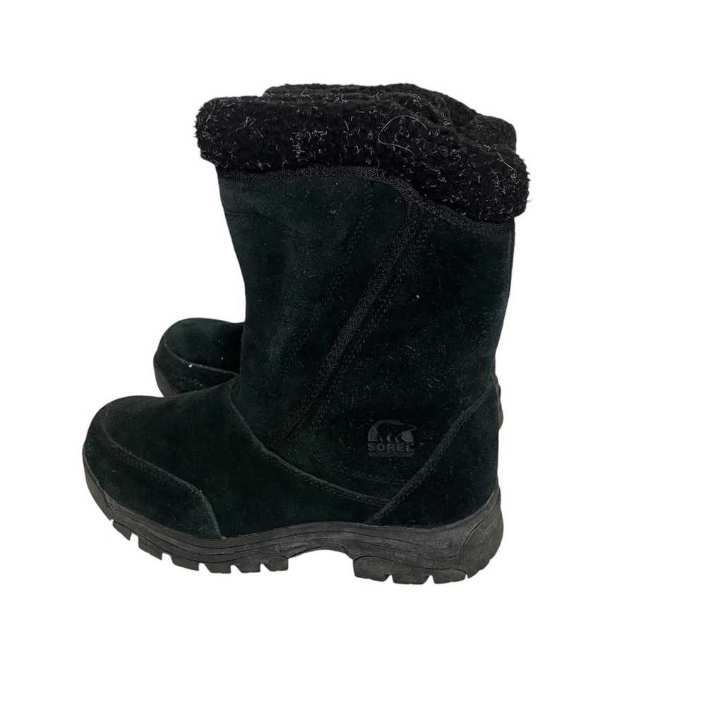 Sorel Women's Water Fall Black Suede Winter Boots… - image 1