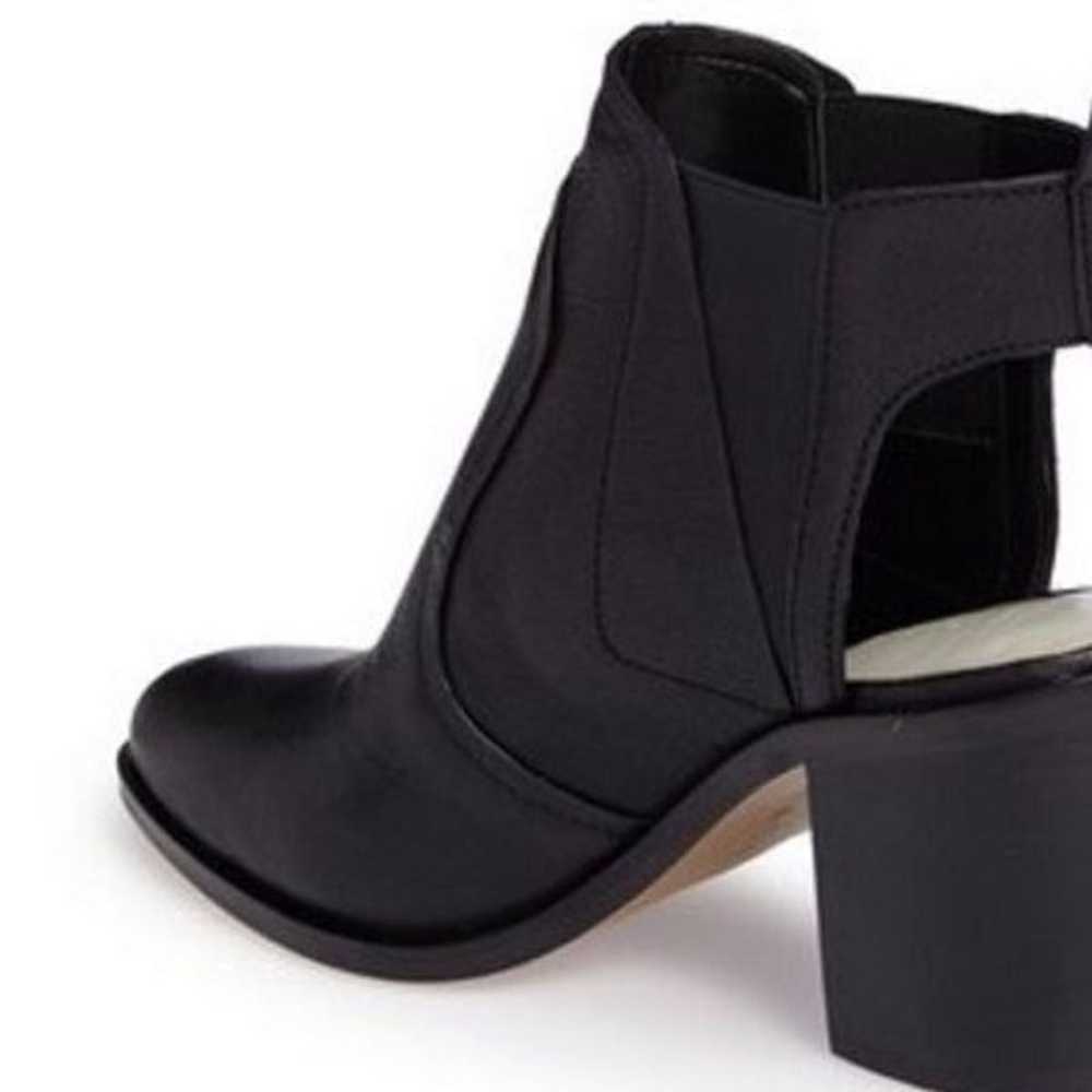 1. State Leban Block Black Chunky Heel Cut Out Le… - image 2