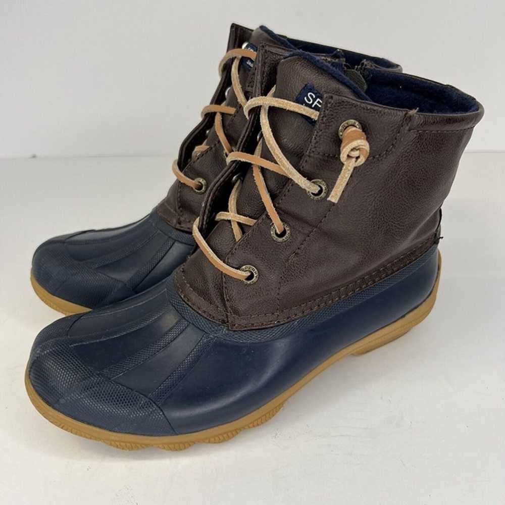 Sperry Saltwater Waterproof Leather Upper Rain Bo… - image 1