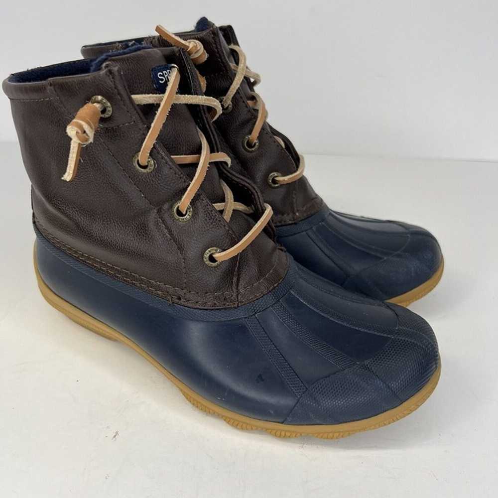 Sperry Saltwater Waterproof Leather Upper Rain Bo… - image 2