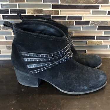 Jessica Simpson black suede ankle boots