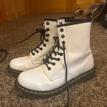 Dr Martens White AirWair Boots