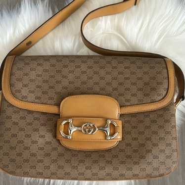 Gucci vintage 1955 horsebit shoulder bag - image 1