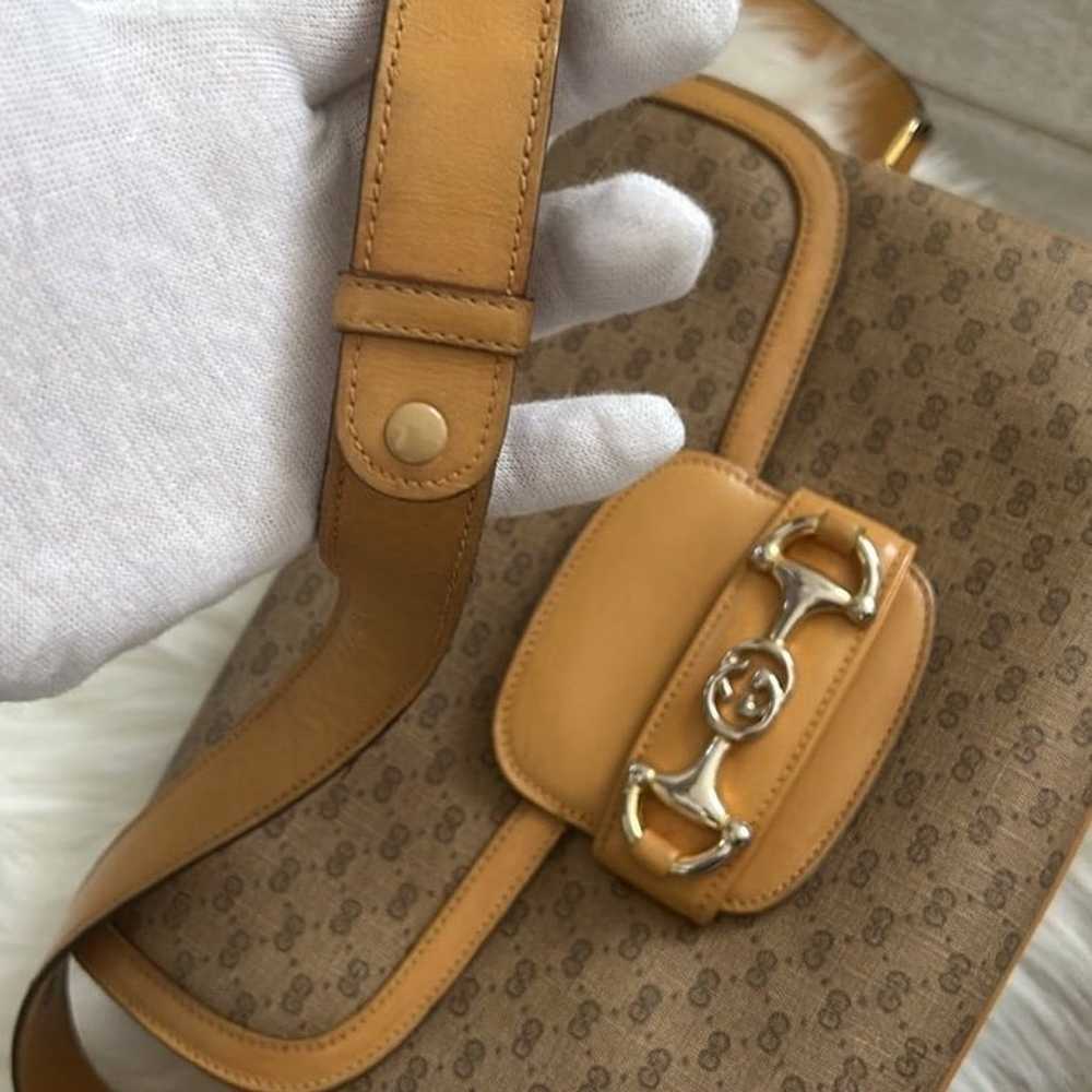 Gucci vintage 1955 horsebit shoulder bag - image 4