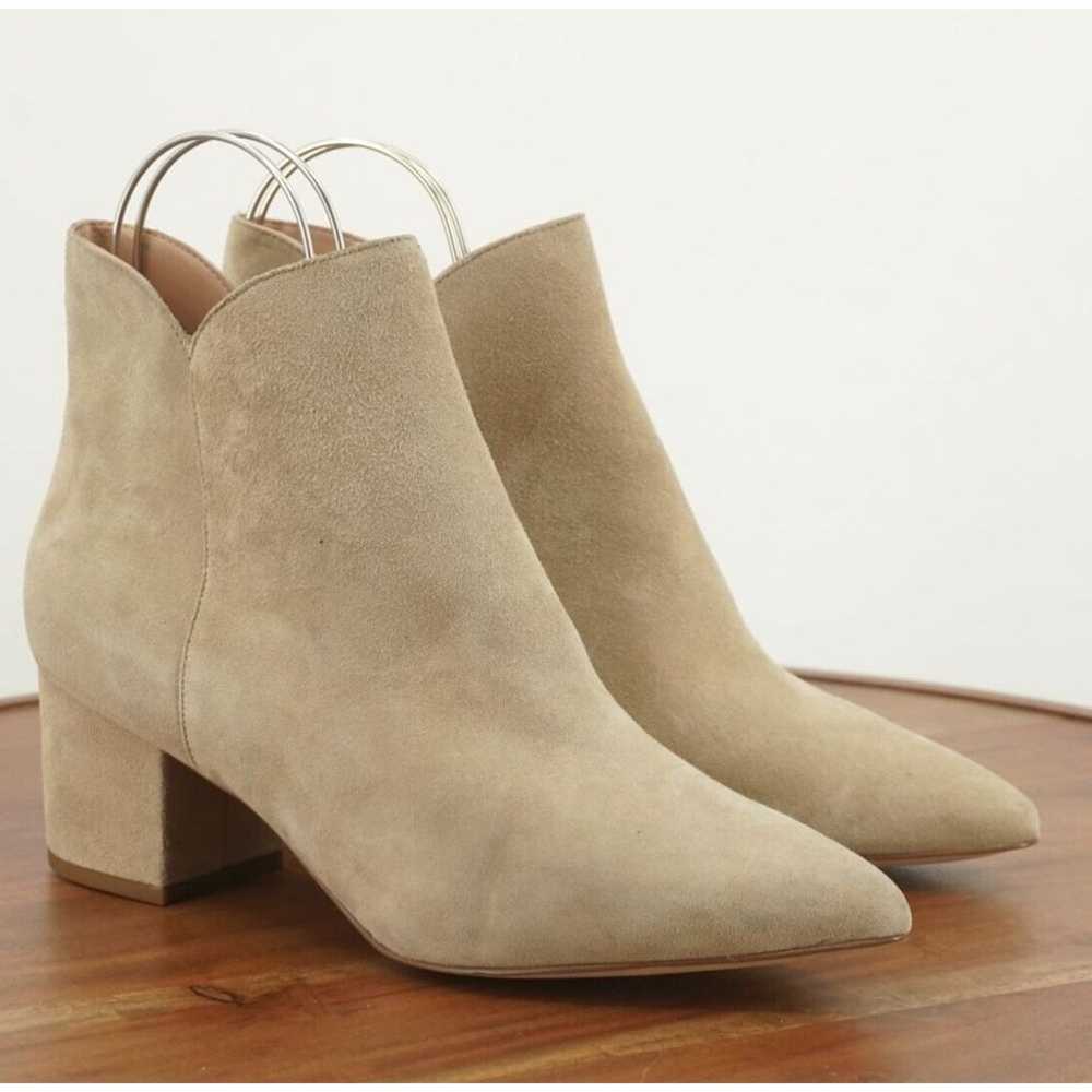 Cole Haan Womens Elyse Boots Booties Beige Suede … - image 1