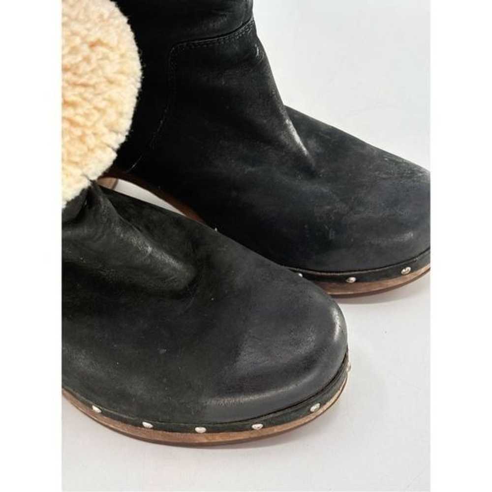 Ugg Lynnea Boots Clog Heeled Sheepskin Women Size… - image 2