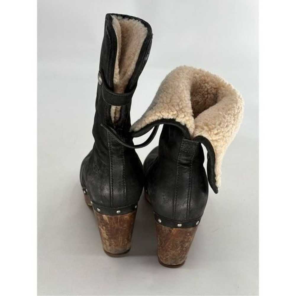 Ugg Lynnea Boots Clog Heeled Sheepskin Women Size… - image 7