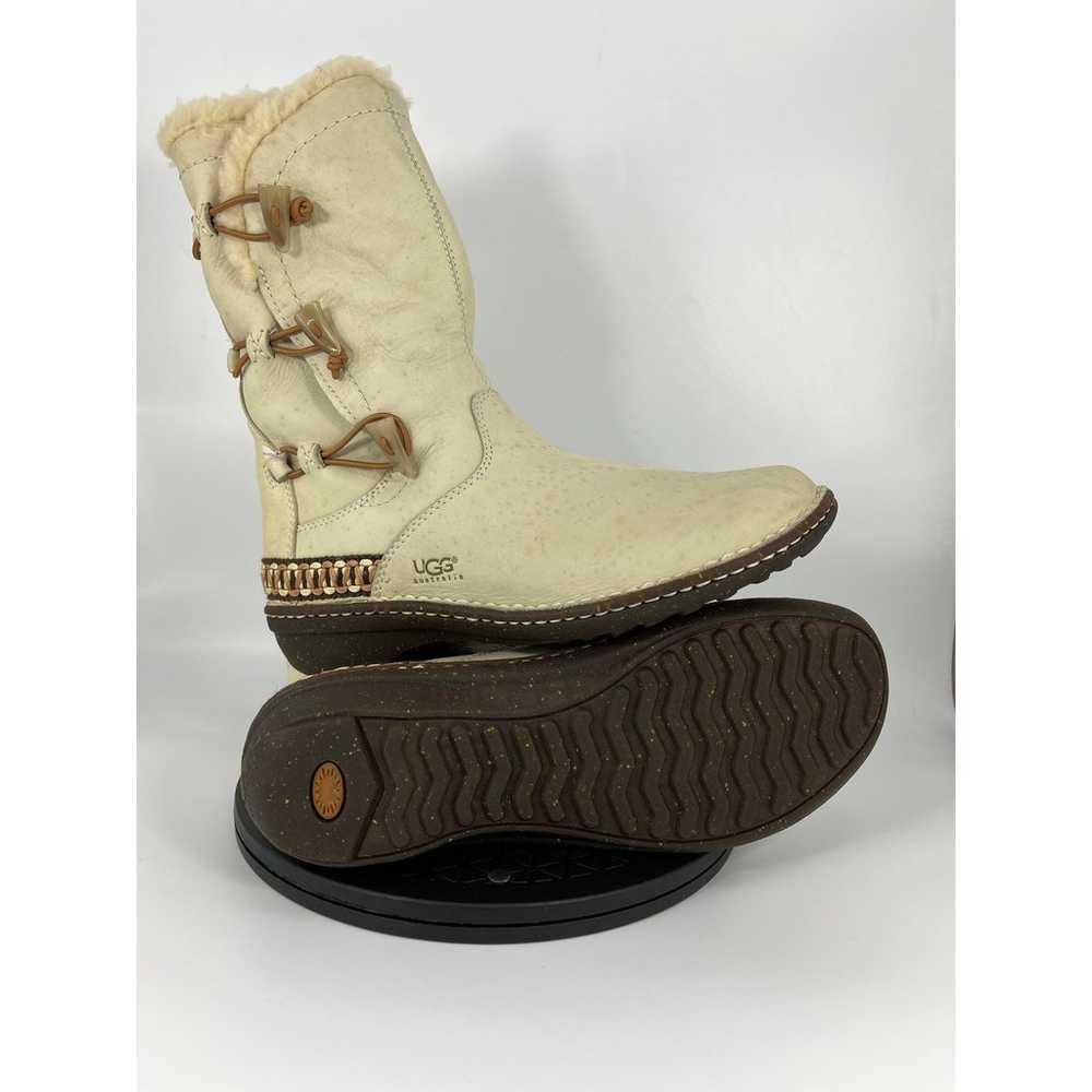 UGG Australia Kona Sheepskin Leather Boots Size 1… - image 5