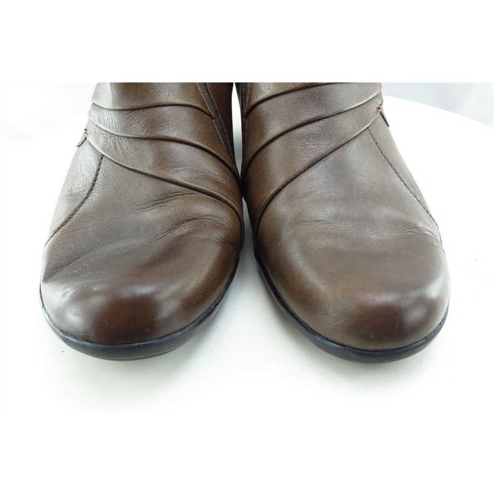 Clarks Boot Sz 9.5 M Low Cut Boots Brown Leather … - image 2