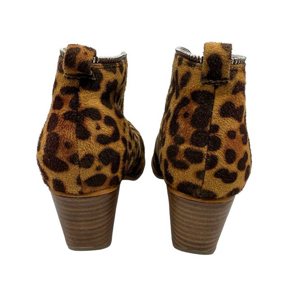 Beast Fashion Women's Animal Print Tan Faux Leath… - image 10