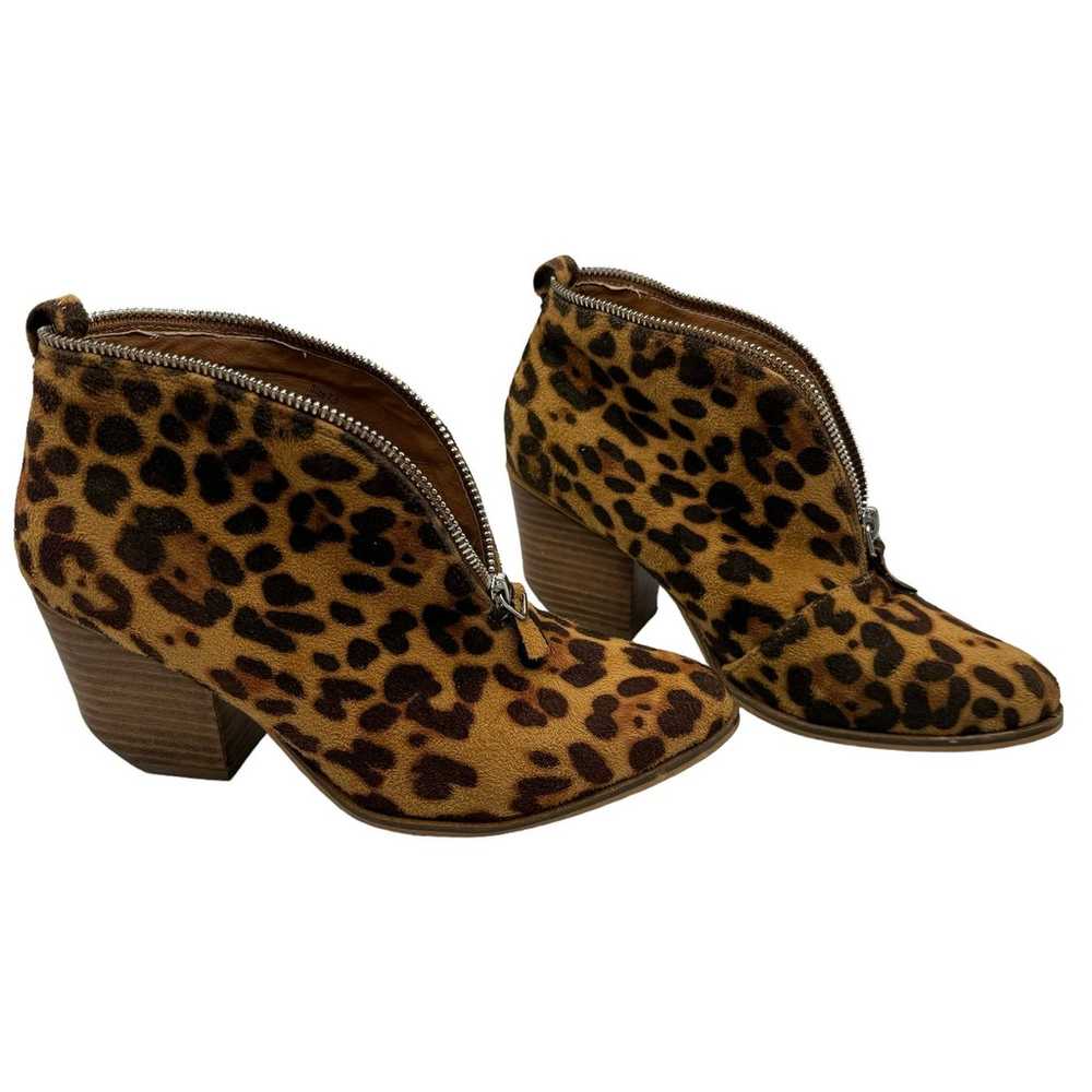 Beast Fashion Women's Animal Print Tan Faux Leath… - image 3