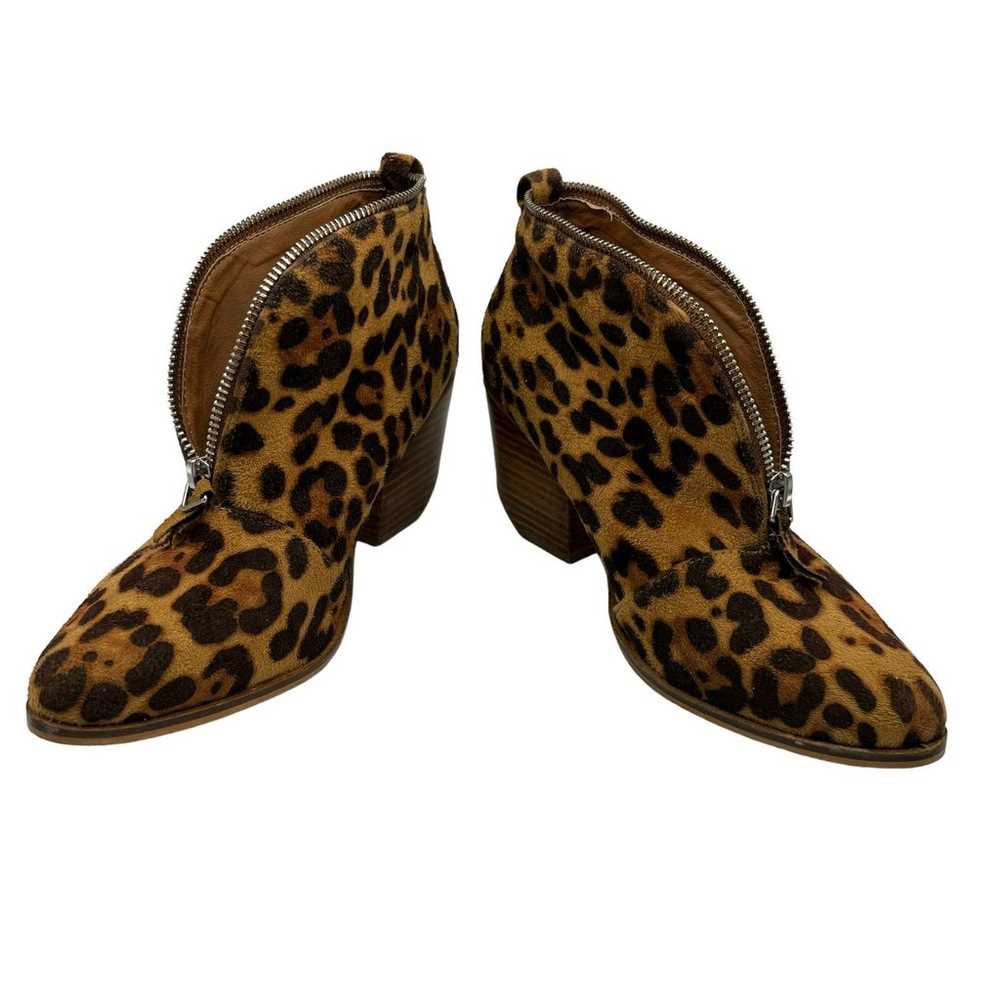 Beast Fashion Women's Animal Print Tan Faux Leath… - image 7