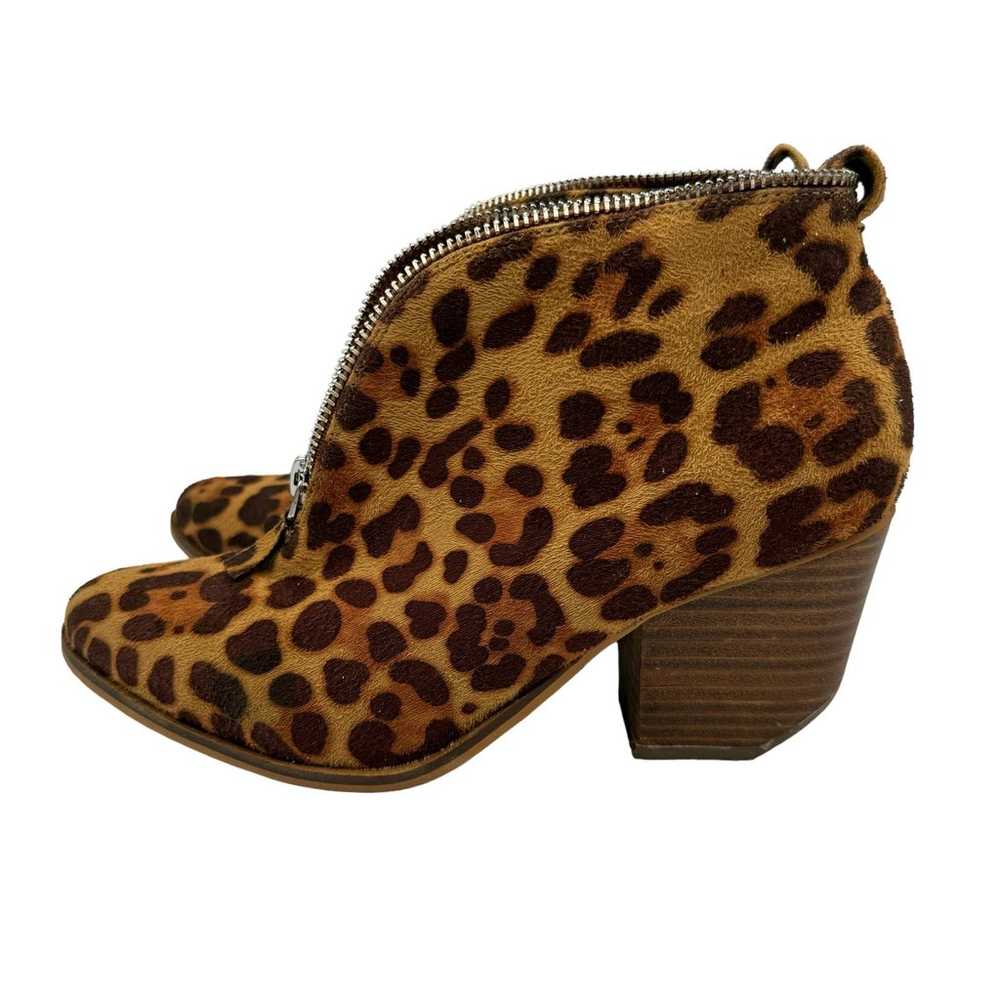 Beast Fashion Women's Animal Print Tan Faux Leath… - image 8