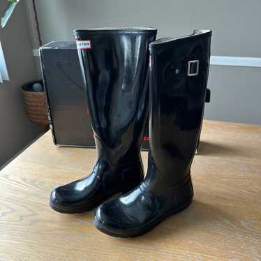 HUNTER original glossy boots