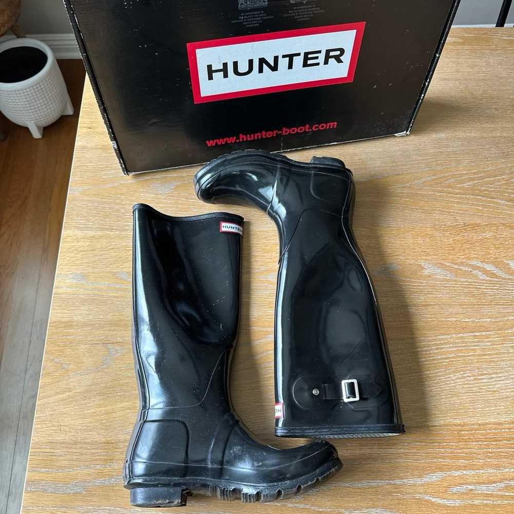 HUNTER original glossy boots - image 3