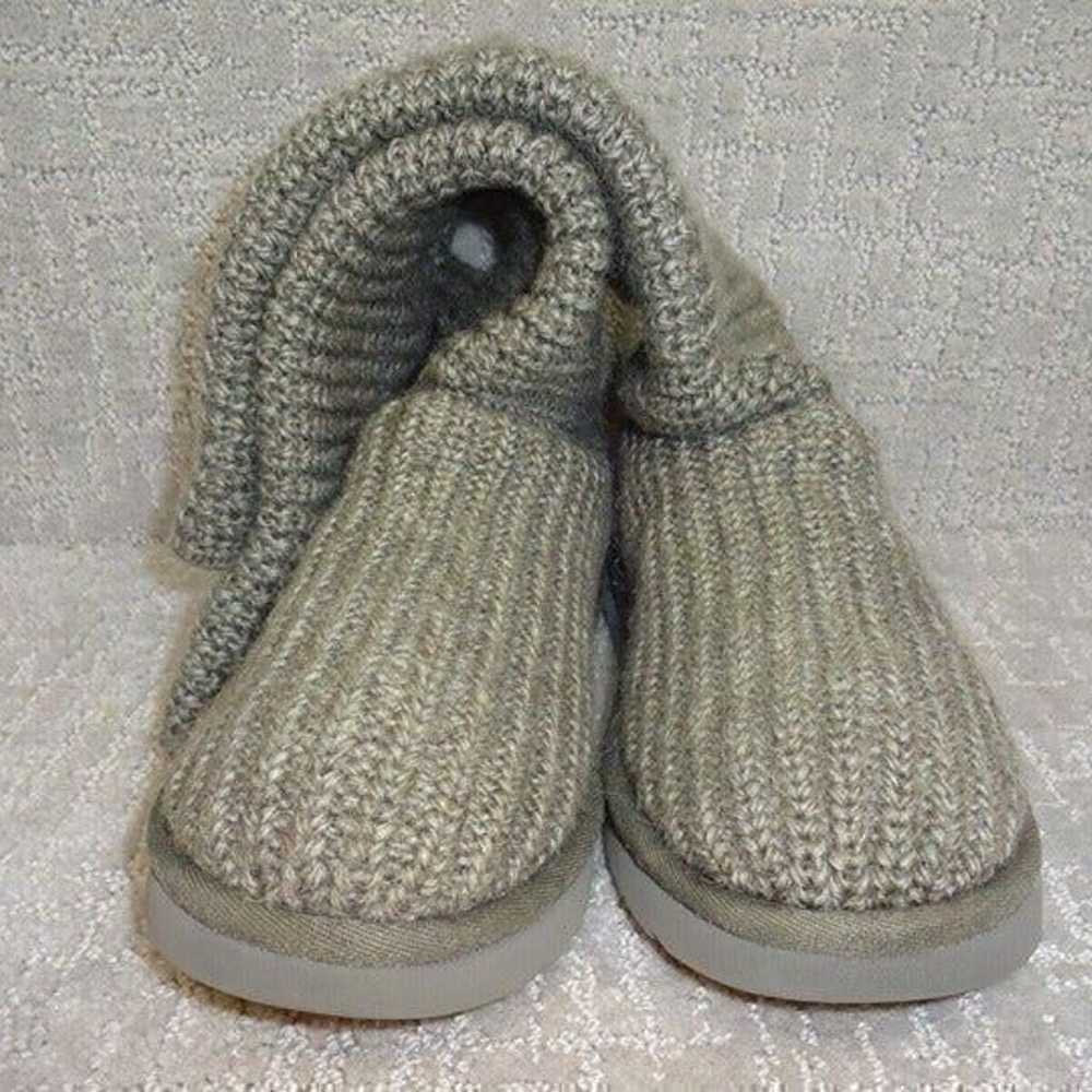 UGG Classic Cardy Women Size 7 US Grey Wool Knit … - image 3