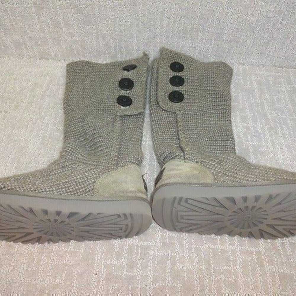 UGG Classic Cardy Women Size 7 US Grey Wool Knit … - image 5