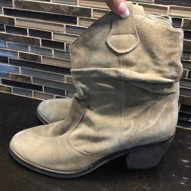 Aldo tan suede booties boots 39