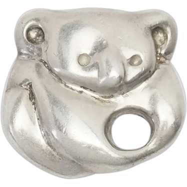 Cute vintage sterling silver Koala animal pendant 