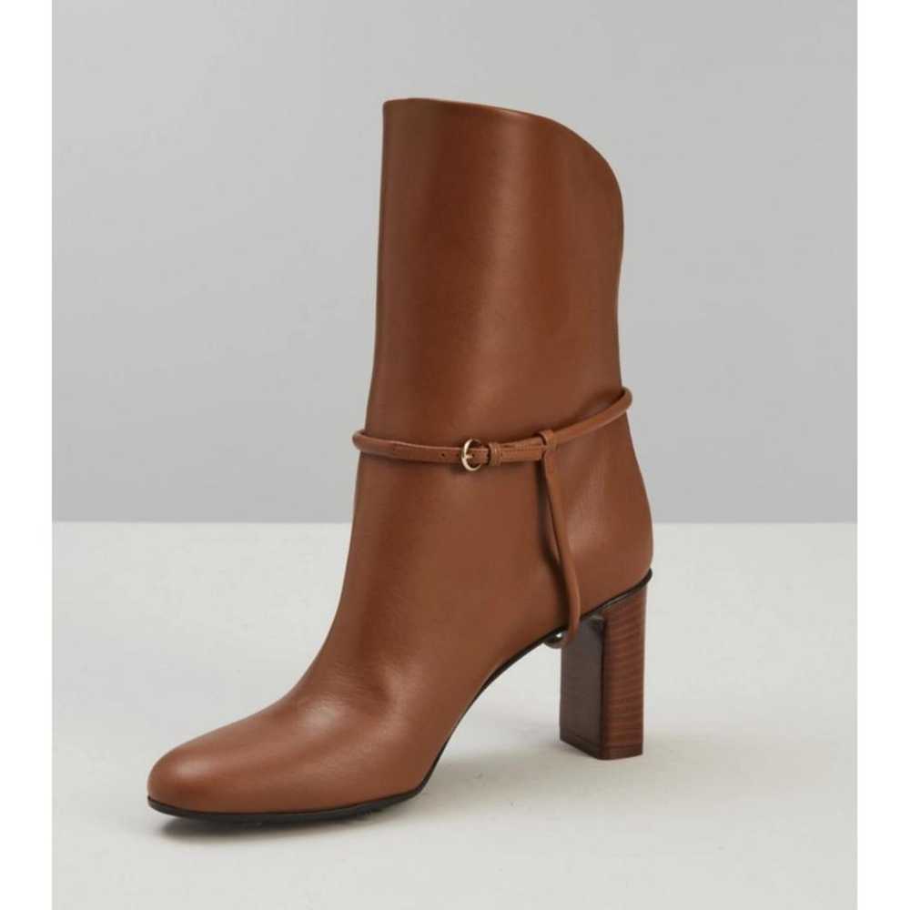 Max Mara Leather ankle boots - image 3