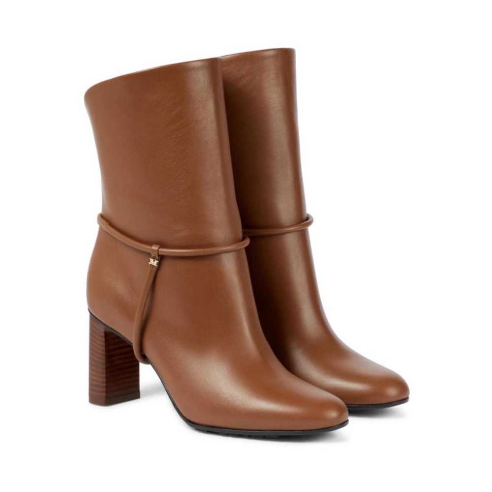 Max Mara Leather ankle boots - image 4