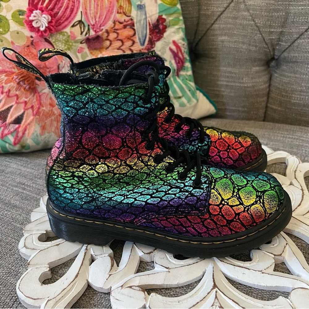 Dr. Martens Rainbow Boots Women’s 5 - image 7