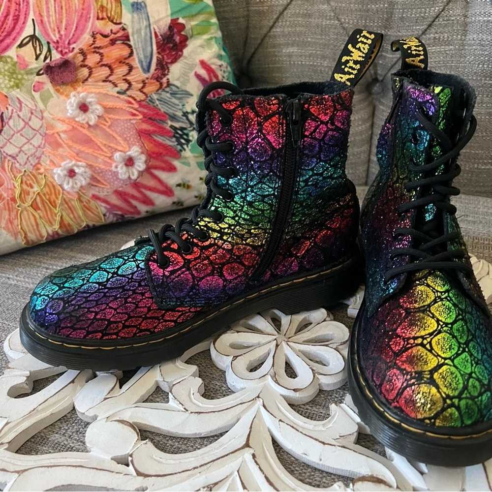 Dr. Martens Rainbow Boots Women’s 5 - image 8