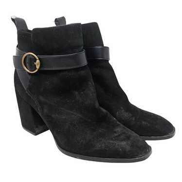 Vionic 9 Tenley Black Suede Leather Ankle Boot Wat