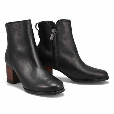 Sperry Seaport Heel Bootie in Black - Sperry Boots