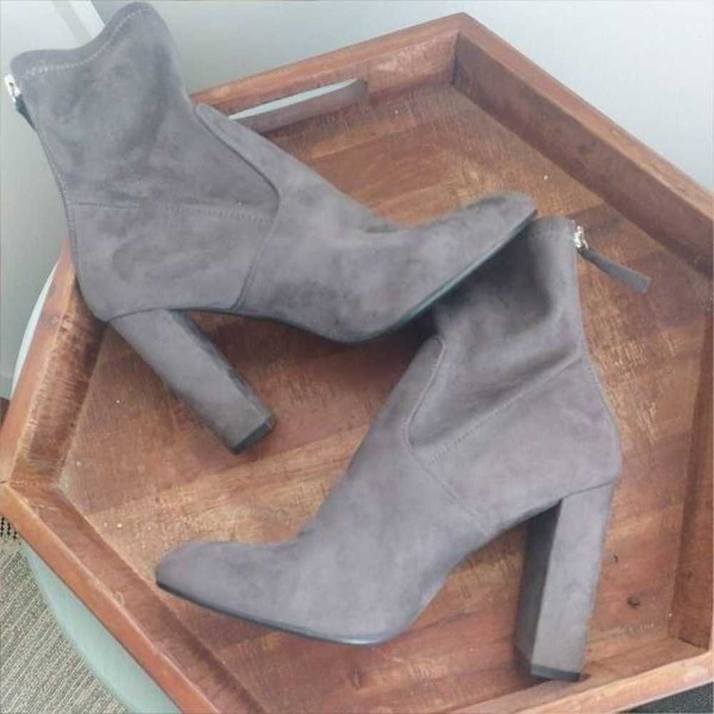 Steve Madden Gray Suede Ankle Boots | Women's Siz… - image 4