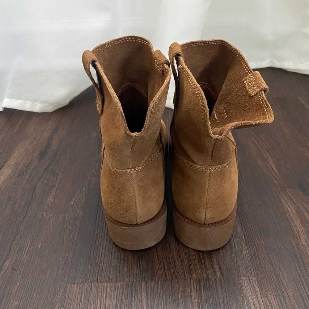 Lucky Brand Brown Tan Suede Leather Ankle Boots S… - image 2