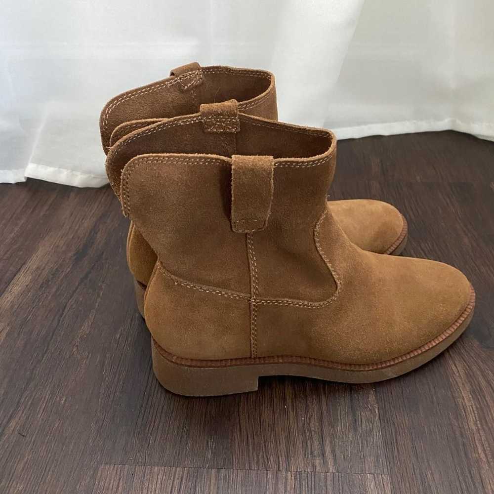 Lucky Brand Brown Tan Suede Leather Ankle Boots S… - image 3