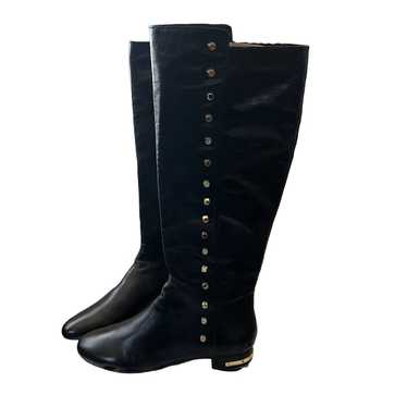 Michael Kors Black Leather Tall boots Women’s 8