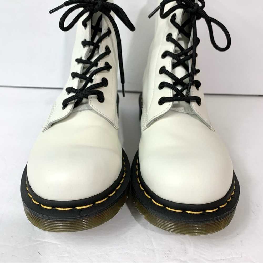 Dr. Martens 11821 Combat Boots Womens Size 10 Whi… - image 3