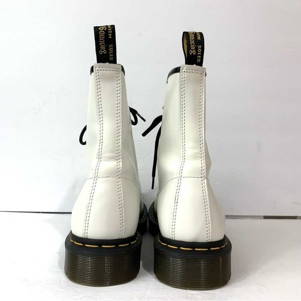 Dr. Martens 11821 Combat Boots Womens Size 10 Whi… - image 4