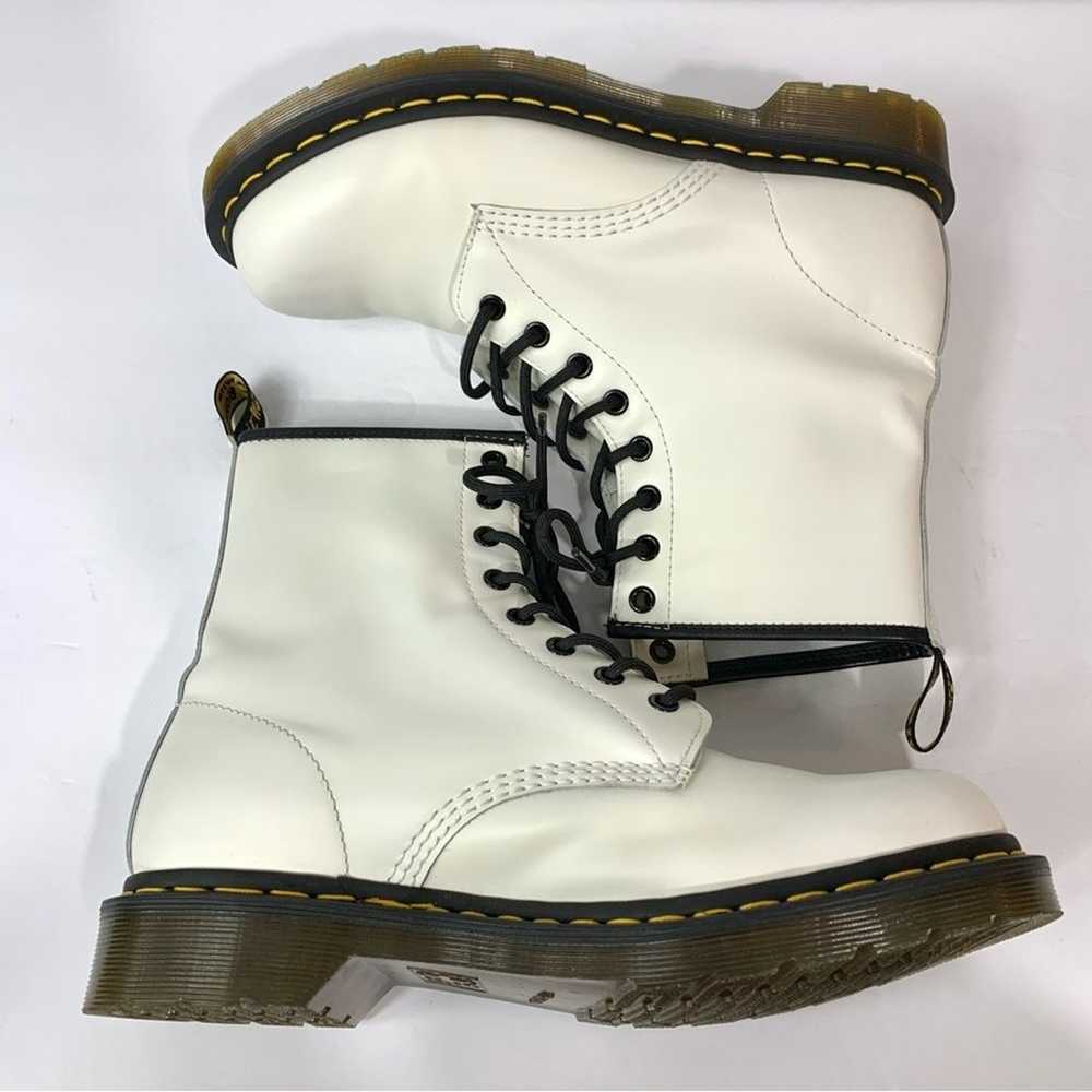 Dr. Martens 11821 Combat Boots Womens Size 10 Whi… - image 5